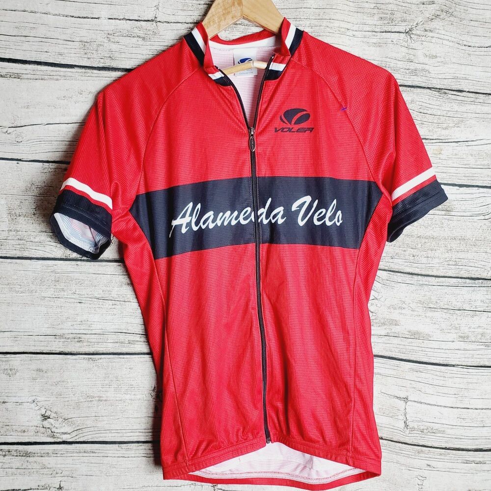 Voler Red Jersey Size Large Fair Conditions